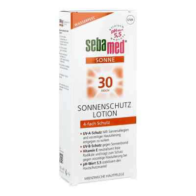 Sebamed Sonnenschutz Lotion Lsf 30 150 ml von Sebapharma GmbH & Co.KG PZN 14347523
