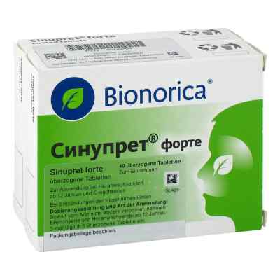 Sinupret forte überzogene Tabletten