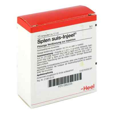 Splen suis Injeel Ampullen 10 stk von Biologische Heilmittel Heel GmbH PZN 00962035