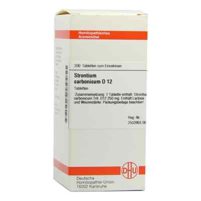 Strontium Carbonicum D12 Tabletten 200 stk von DHU-Arzneimittel GmbH & Co. KG PZN 02812707