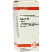 Sulfur C12 Tabletten 80 stk von DHU-Arzneimittel GmbH & Co. KG PZN 07181364