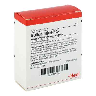 Sulfur Injeel S Ampullen 10 stk von Biologische Heilmittel Heel GmbH PZN 04836600