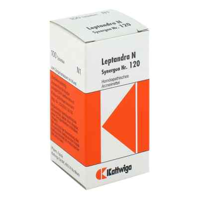 Synergon 120 Leptandra N Tabletten 100 stk von Kattwiga Arzneimittel GmbH PZN 03634260