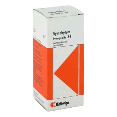 Synergon 34 Symphytum Tropfen 50 ml von Kattwiga Arzneimittel GmbH PZN 03467135
