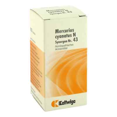 Synergon 43 Mercurius cyanatus N Tabletten 100 stk von Kattwiga Arzneimittel GmbH PZN 04905614