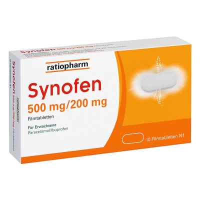 Synofen - mit Ibuprofen und Paracetamol 10 stk von ratiopharm GmbH PZN 18218509