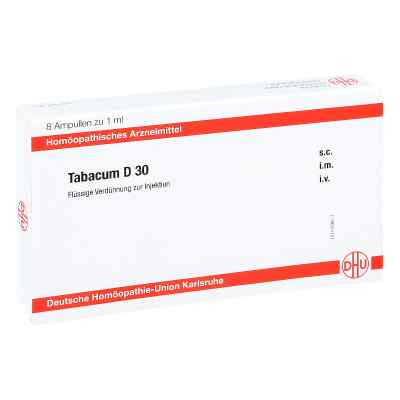 Tabacum D30 Ampullen 8X1 ml von DHU-Arzneimittel GmbH & Co. KG PZN 11708587
