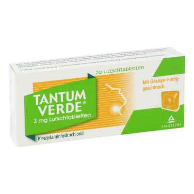 Tantum Verde 3 mg Lutschtabletten Orange-Honiggeschmack 20 stk von Angelini Pharma Deutschland GmbH PZN 03335557