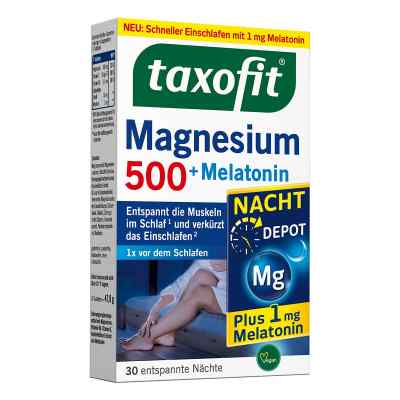 Taxofit Magnesium 500 Nacht + Melatonin Tabletten 30 stk von MCM KLOSTERFRAU Vertr. GmbH PZN 18739651