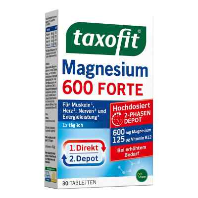 Taxofit Magnesium 600 Forte Depot Tabletten 30 stk von MCM KLOSTERFRAU Vertr. GmbH PZN 10793160