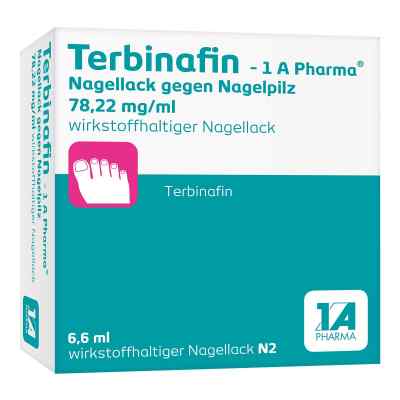 Terbinafin-1A Pharma Nagellack gegen Nagelpilz 78,22 mg/ml 6.6 ml von 1 A Pharma GmbH PZN 16874333