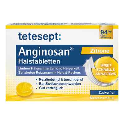 Tetesept Anginosan Halstabletten zuckerfrei Zitro.