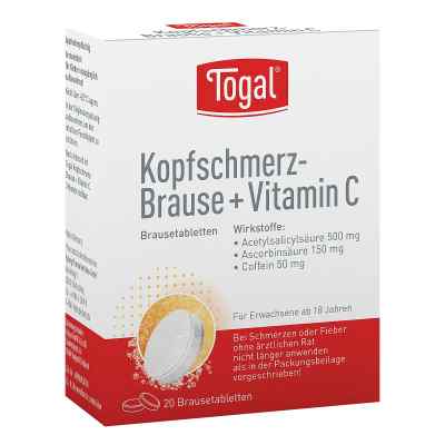 Togal Kopfschmerz-Brause+Vitamin C 20 stk von Kyberg Pharma Vertriebs GmbH PZN 03822501