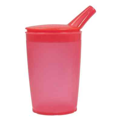 Trinkbecher-set Standard rot mit Deck.f.Tee und Brei 1 Pck von LUDWIG BERTRAM GmbH PZN 01230819