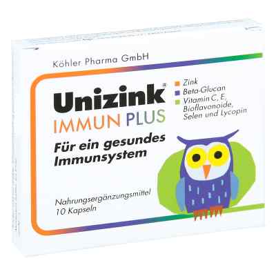 Unizink Immun Plus Kapseln 1X10 stk von Köhler Pharma GmbH PZN 05489187