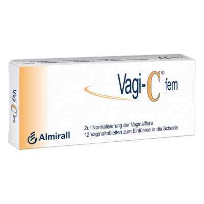 Vagi C Fem Vaginaltabletten 12 stk von ALMIRALL HERMAL GmbH PZN 02820167
