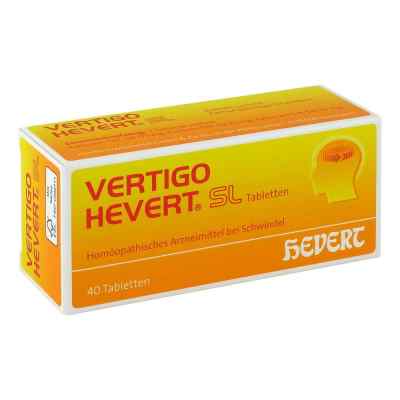 Vertigo Hevert Sl Tabletten 40 stk von Hevert-Arzneimittel GmbH & Co. K PZN 06766269