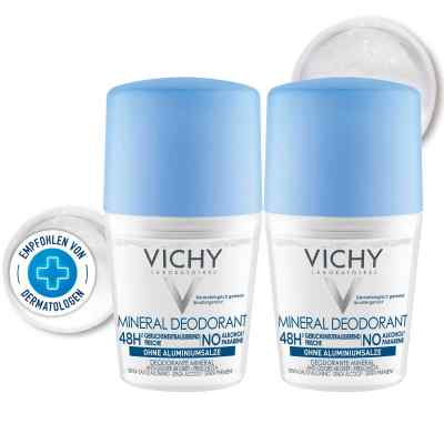 Vichy Deo Roll-On 48h Mineral ohne Aluminium Doppelpack