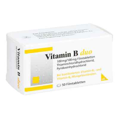 Vitamin B Duo Filmtabletten 50 stk von MIBE GmbH Arzneimittel PZN 07233664