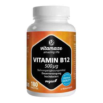 Vitamin B12 500 Μg Hochdosiert Vegan Tabletten