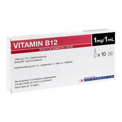 Vitamin B12 Rotexmedica Injektionslösung 10X1 ml von Panpharma GmbH PZN 03418987
