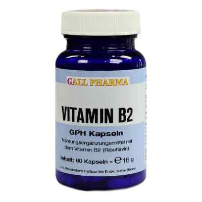 Vitamin B2 Gph 1,6 mg Kapseln 60 stk von Hecht-Pharma GmbH PZN 03379508