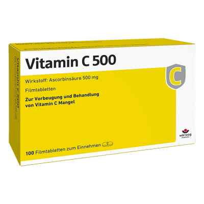 Vitamin C 500 Filmtabletten 100 stk von Wörwag Pharma GmbH & Co. KG PZN 00652257
