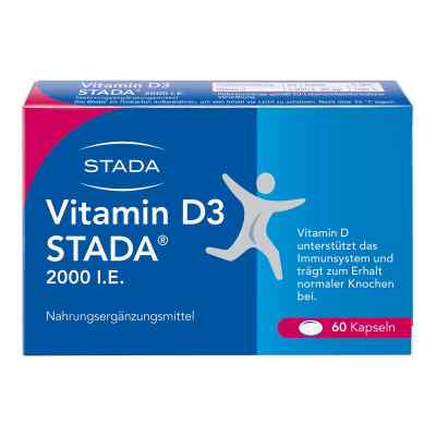 Vitamin D3 Stada 2000 internationale Einheiten Kapseln 60 stk von STADA GmbH PZN 17579286