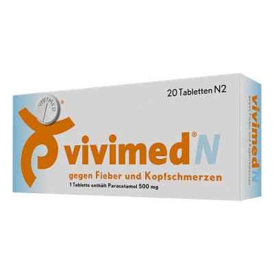 Vivimed N gegen Fieber und Kopfschmerzen, Schmerztabletten 20 stk von Dr. Gerhard Mann PZN 00410353
