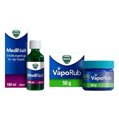 Wick MediNait Erkältungssirup für die Nacht 180ml + Wick VapoRub