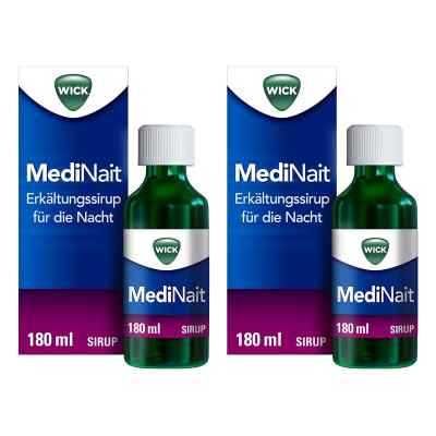 Wick MediNait Erkältungssirup für die Nacht 2x180 ml von WICK Pharma - Zweigniederlassung PZN 08102432