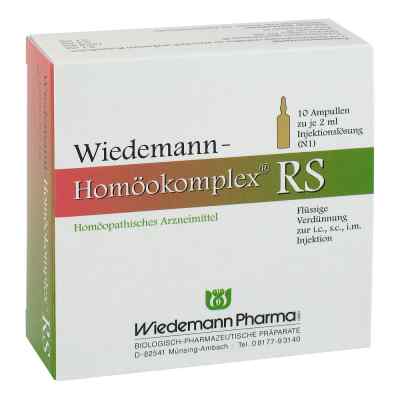 Wiedemann Homöokomplex Rs Ampullen 10X2 ml von Wiedemann Pharma GmbH PZN 03191549