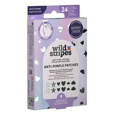 Wild Stripes Anti-Pickel Patches Holo Clear