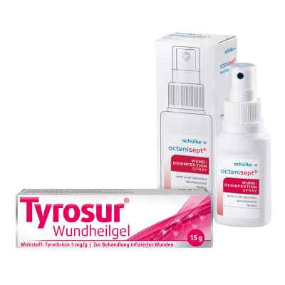 Wundversorgungsset Tyrosur Wundheilgel + Octenisept Lösung 50 ml 1 Pck von  PZN 08101437