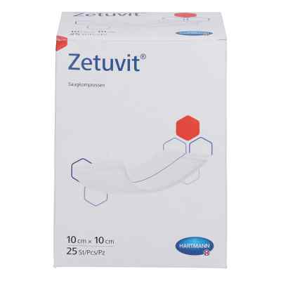 Zetuvit Saugkompressen Steril 10x10 Cm 25 stk von ToRa Pharma GmbH PZN 19166826
