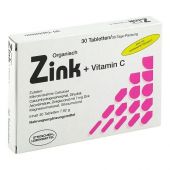 Zink Organisch+Vitamin C Tabletten 30 stk von Stroschein Gesundkost Ammersbek  PZN 04631559