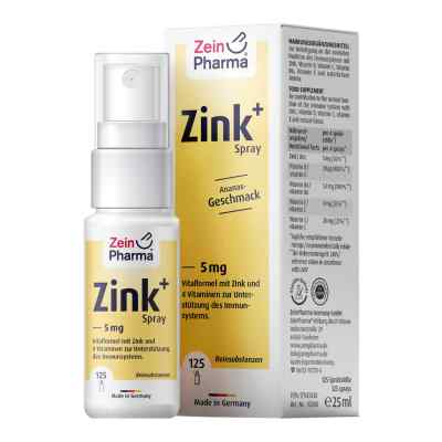 Zink+ Spray 5 Mg 25 ml von ZeinPharma Germany GmbH PZN 17943438