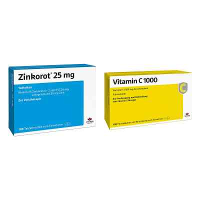 Zinkorot 25 mg + Vitamin C1000